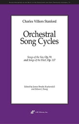 Orchestral Song Cycles Study Scores sheet music cover